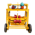 Moving QTF40-3B manual small scale electric fly ash cement hollow concrete block brick making machine price